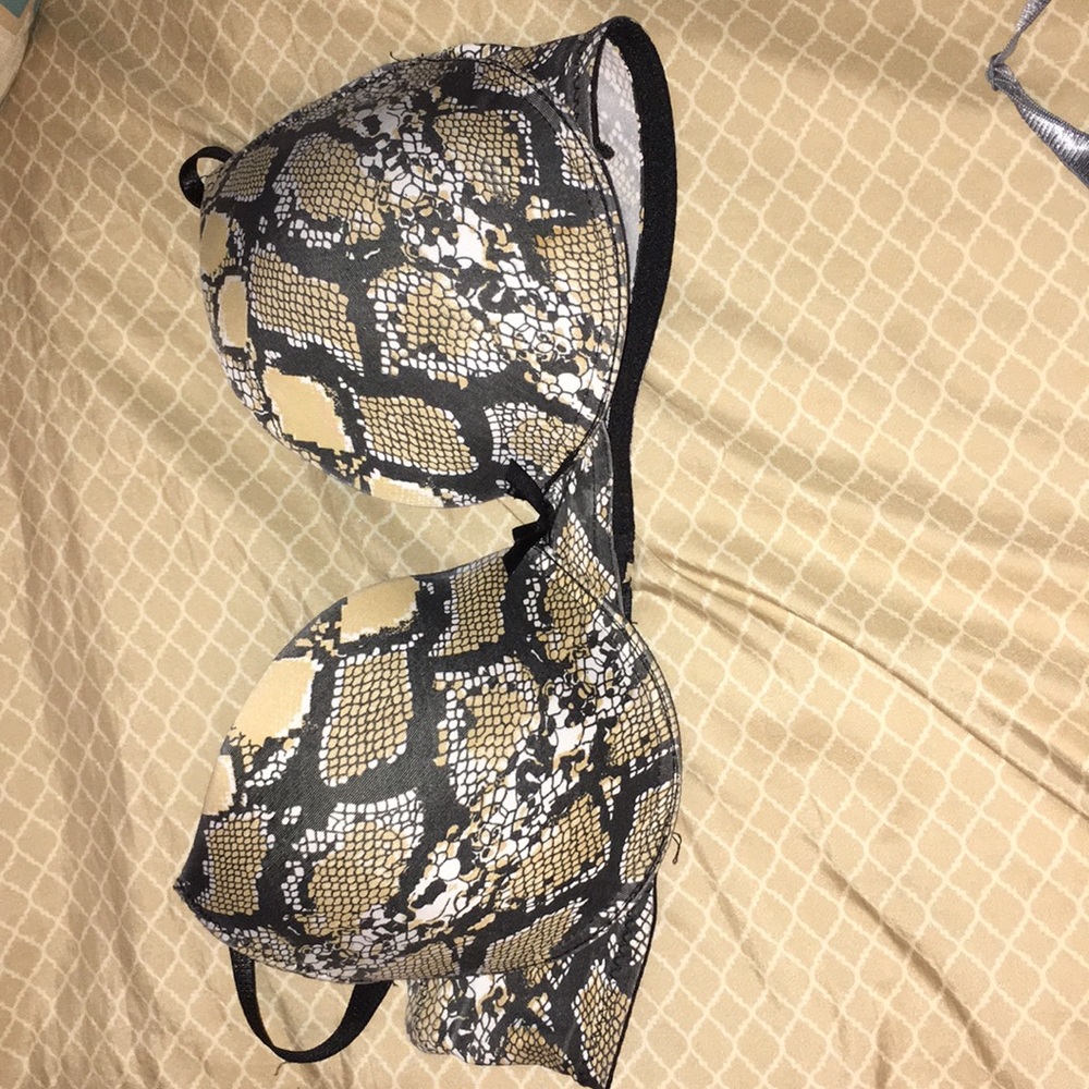 Snakeskin Printed bra